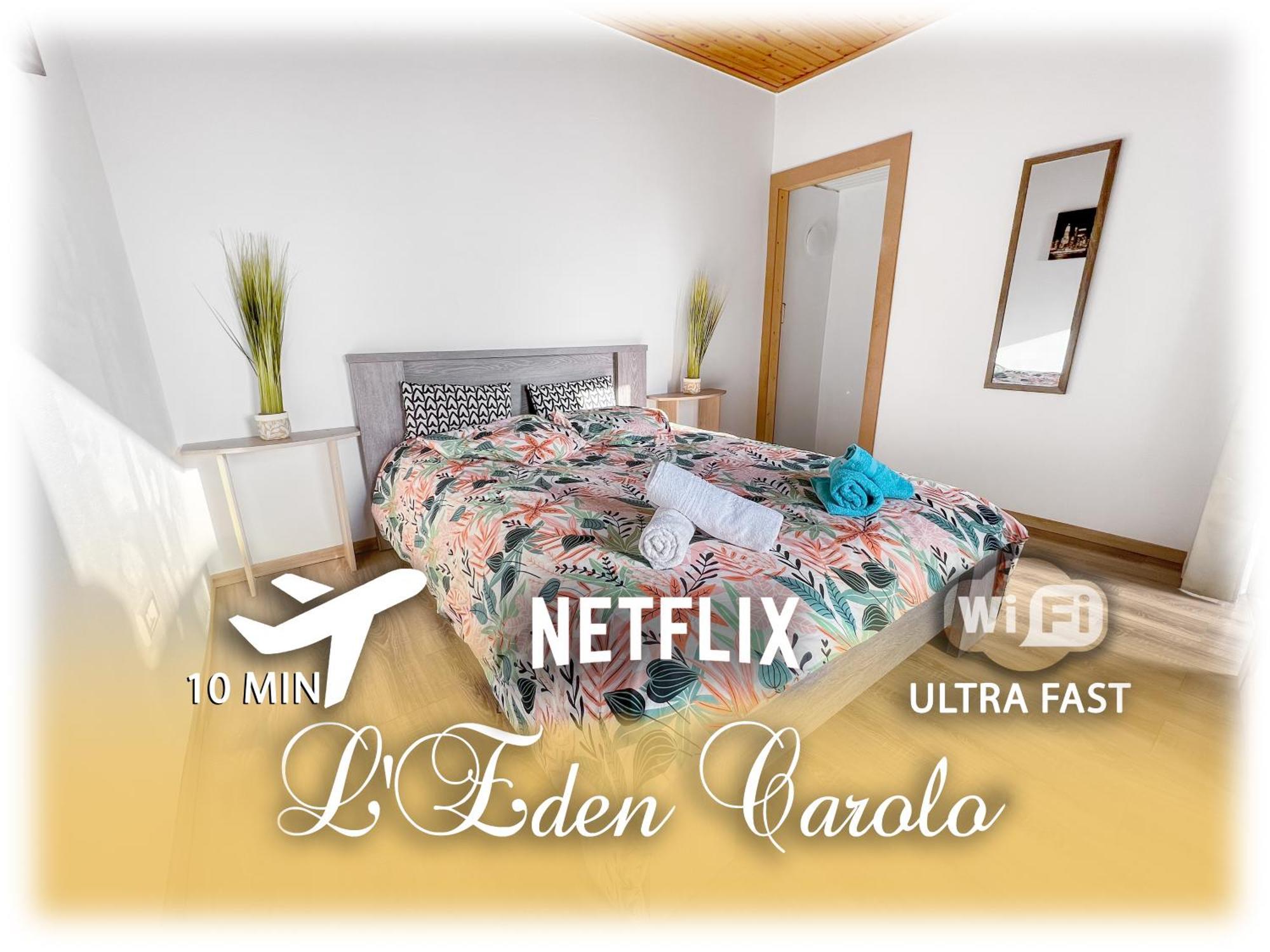Apartamento L'Eden Carolo - Wi-Fi, Parking, 10min Aéroport Dampremy Exterior foto